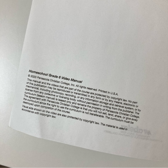 Abeka Homeschool Grade 6 Video Manual - Picture 3 of 12